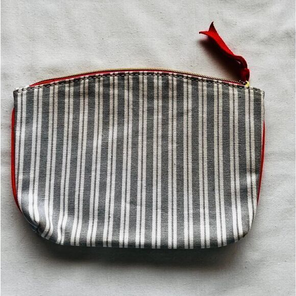 3 for $10 IPSY January 2019 Glam Makeup Bag #IPSYRECHARGE Blue and White Stripe - Picture 2 of 3